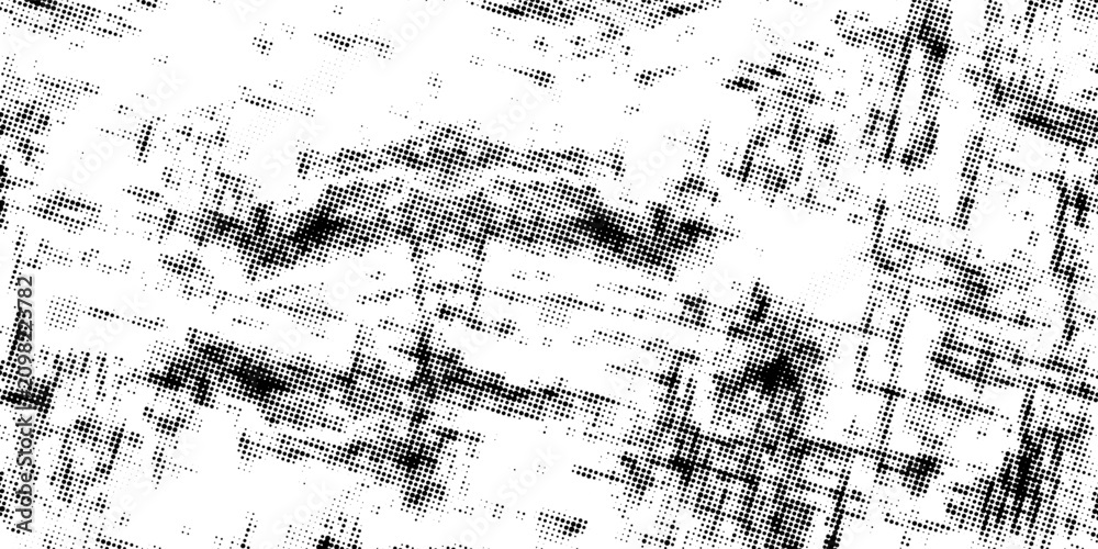 Fototapeta premium Halfton patter dots. Halftone texture overlay pixelate background.