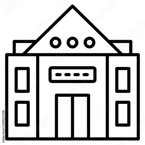 Φωτογραφία Consulate Icon Element For Design