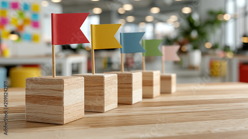 Milestone Markers: Colorful...