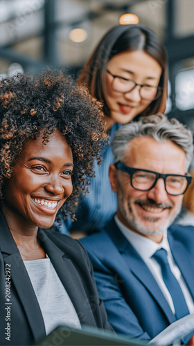Diverse Professionals Colla...