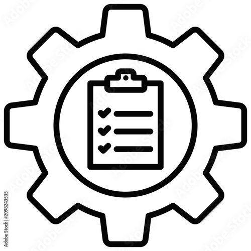 Logistics Management Icon vector for design and presentation