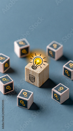 Innovation Concept: A glowi...