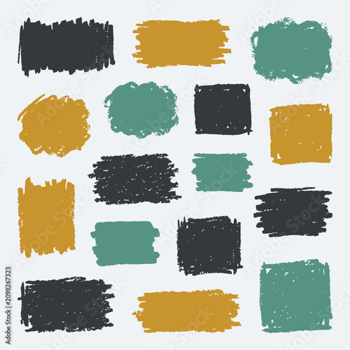 Vibrant hand-painted brush stroke texture pattern on light grey background