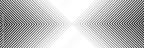 Obraz na plátne Black linear arrow background