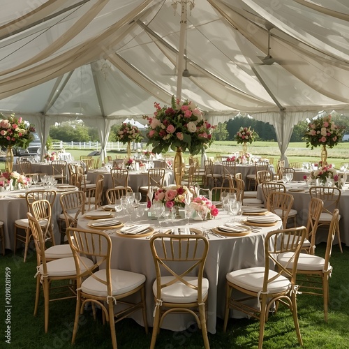 wedding reception at the restaurant