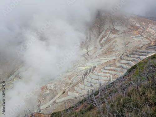 Owakudani, one of most famous viewpoints in Hakone, Japan