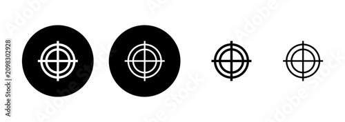 Target icon logo design. goal icon vector. target marketing sign and symbol