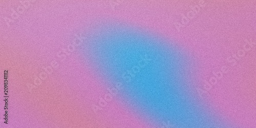 Soft pastel pink and blue gradient abstract background with fine grain texture, retro holographic colorful horizontal banner backdrop with copy space