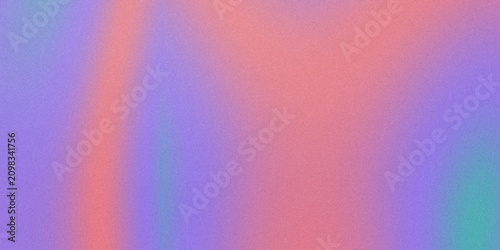 Soft pastel pink and blue gradient abstract background with fine grain texture, retro holographic colorful horizontal backdrop for creative graphic designs