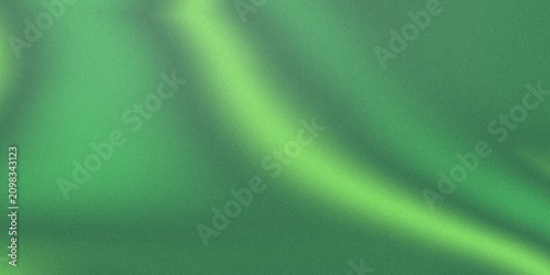 Cuadro en lienzo Monochrome green gradient abstract background with a bright lime light beam, hea