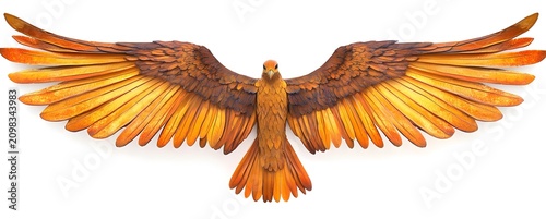Golden Eagle Wings Spread