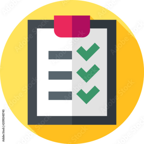 Checklist Task List Organize Complete Plan Icon
