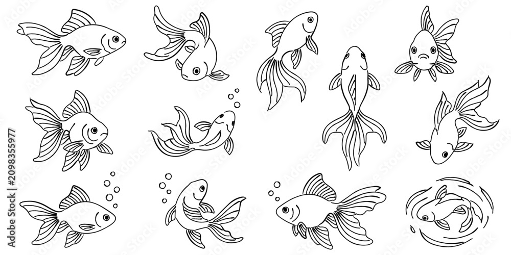 金魚水草」の写真素材 | 15,725件の無料イラスト画像 | Adobe Stock