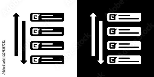 Fotografie Prioritization Icon Set Multiple Style Collection