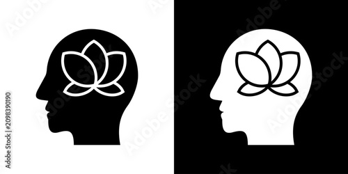 Fotografie Mindfulness Icon Set Multiple Style Collection