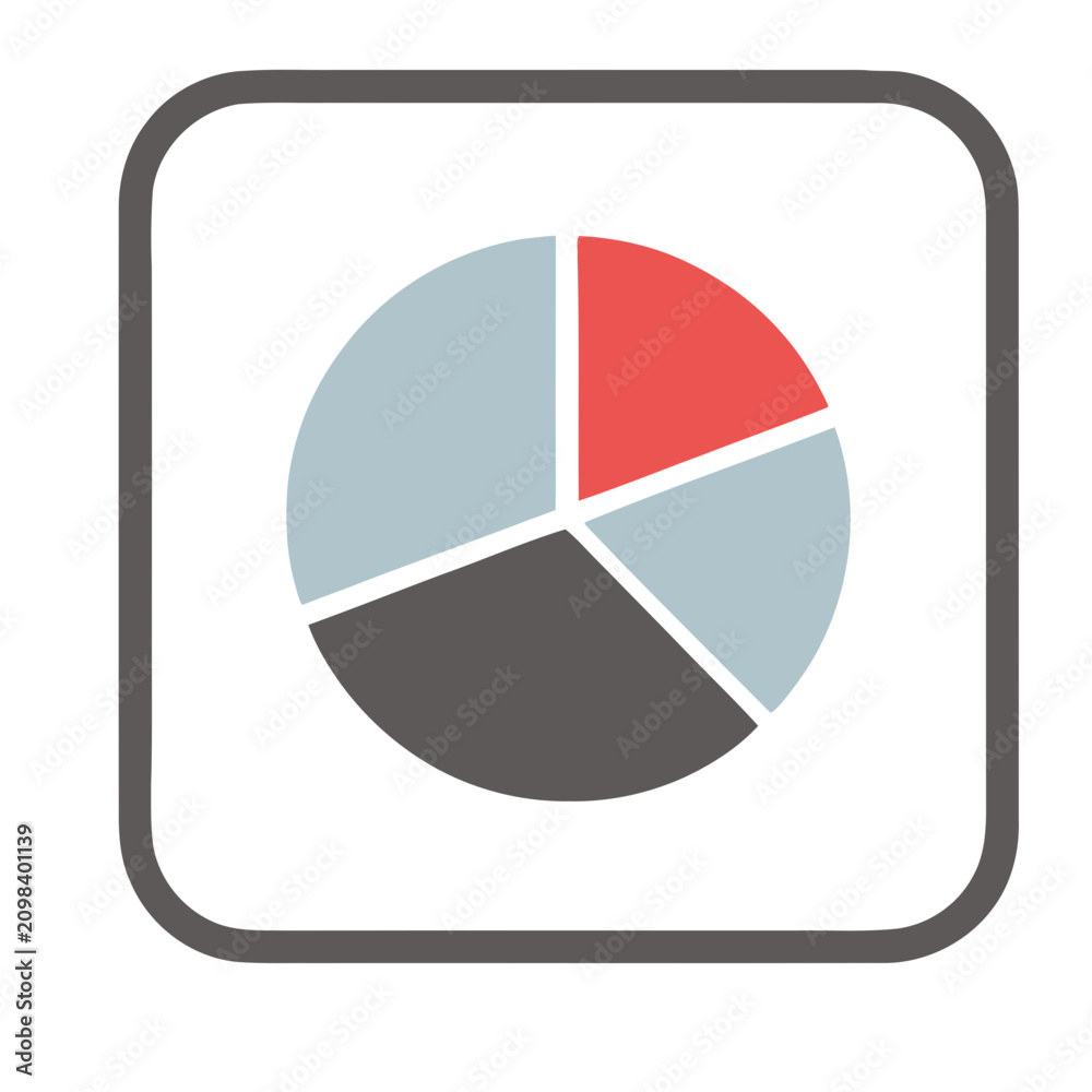 Obraz premium Pie Chart Icon