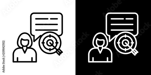 Foto Purpose Icon Set Multiple Style Collection