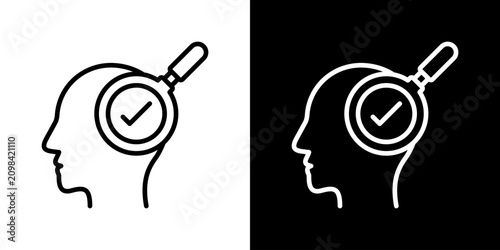 Картината върху платно Self Assessment Icon Set Multiple Style Collection