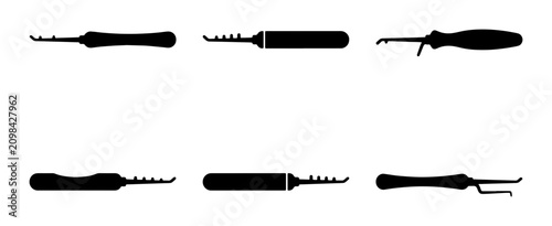 Canvastavla Lock Picking Tools Set, Security Bypass Implements, Professional Locksmith Equip