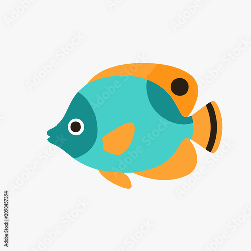 Decorative Fish Vector Clipart