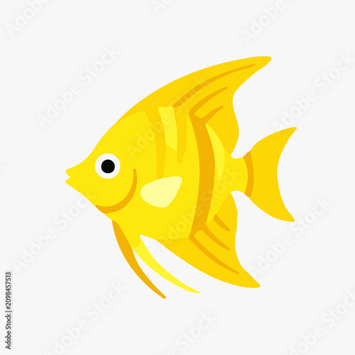 Sea Fish Cartoon Vector