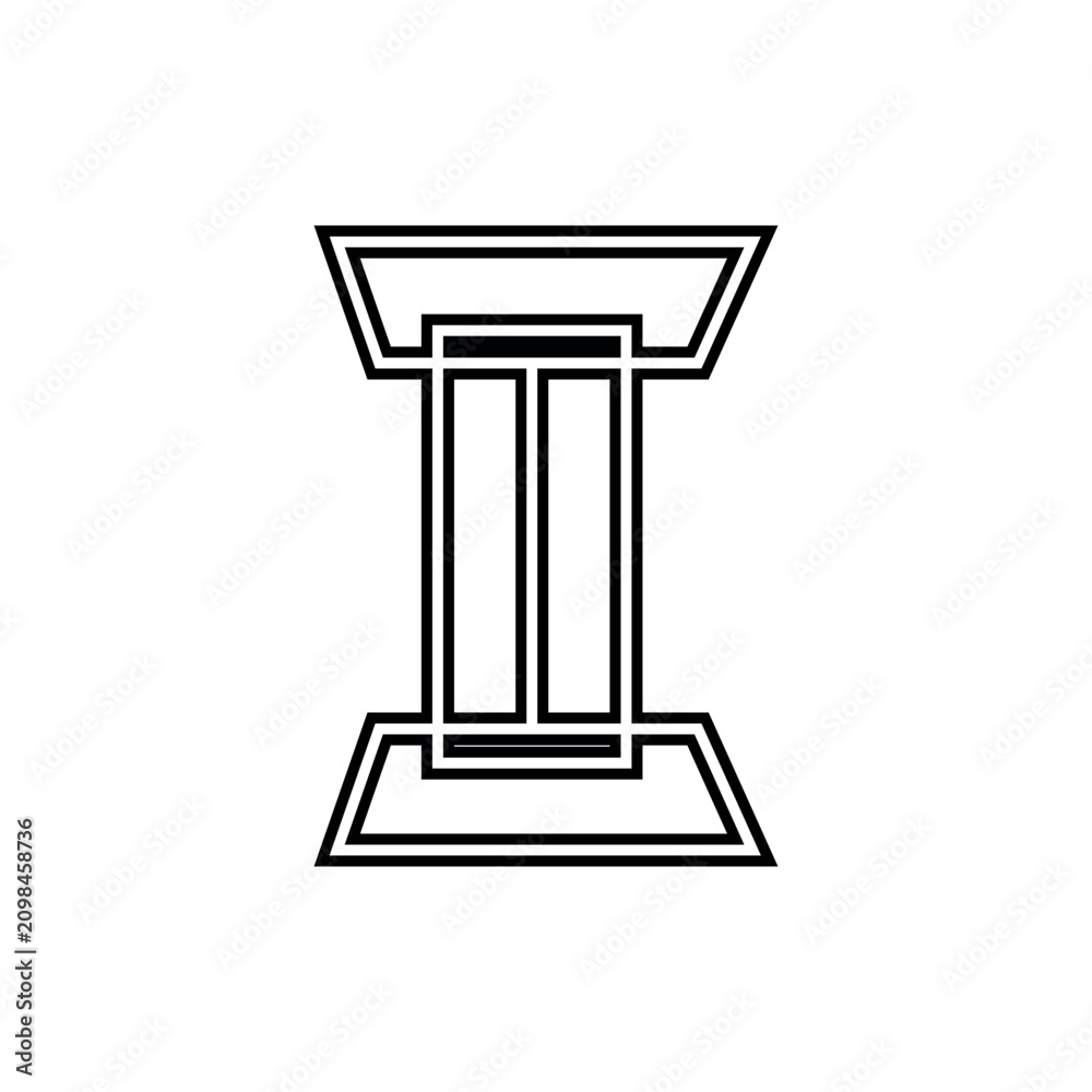 Fototapeta premium resistance band icon
