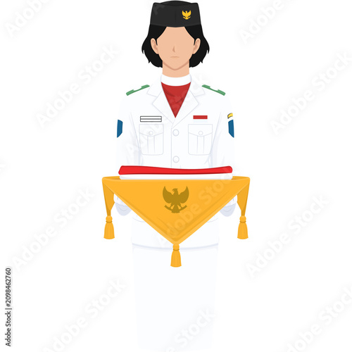 Indonesian Flag Ceremony Uniform