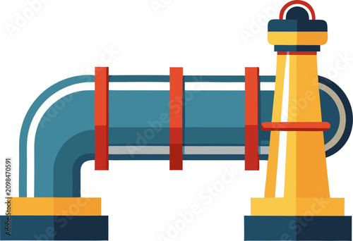 ELT  pipeline vector icon on white background