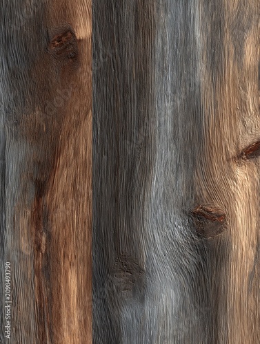 Natural Wood Texture Background with Unique Grain Patterns and Rich Color Variations for Design Projects