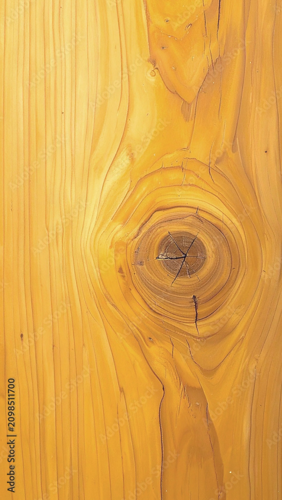 Fototapeta premium Bright pine wood texture background with natural knots and grain