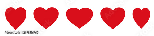 Konstfotografi heart icon collection