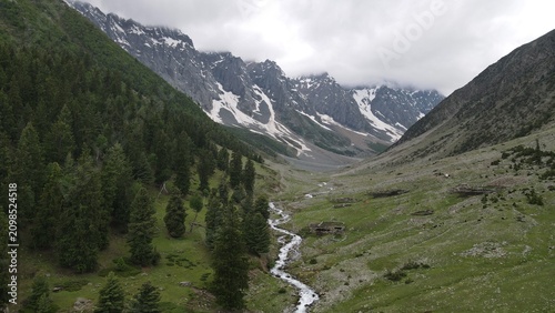 Mesmerizing view of Sherqilla Nullah, Ghizer Valley, Gilgit-Baltistan, Pakistan 