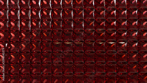 

Ruby Red Diamond Pattern – Sparkling Crimson Crystal Texture Background, Seamless pattern of glittering faceted red rubies, perfect for luxury branding, jewelry design, and bold, passionate.