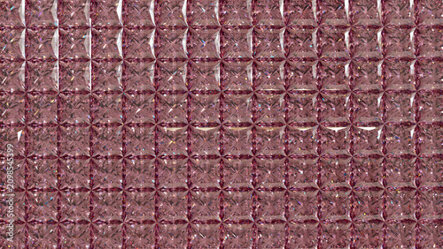 Pink Diamond Pattern – Sparkling Rose Crystal Texture Background, Seamless pattern of glittering faceted pink diamonds, perfect for luxury branding, jewelry design, and elegant feminine backgrounds.