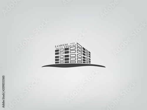 Vector icon on a gray background.