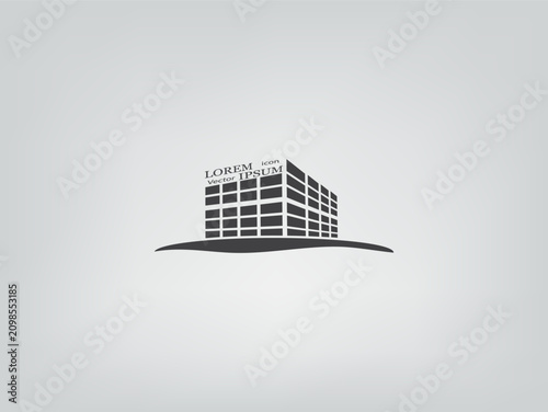 Vector icon on a gray background.