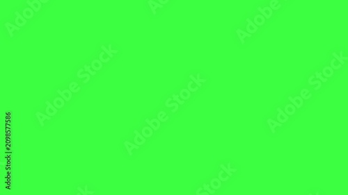 Like heart shape animation button in 4K green screen 