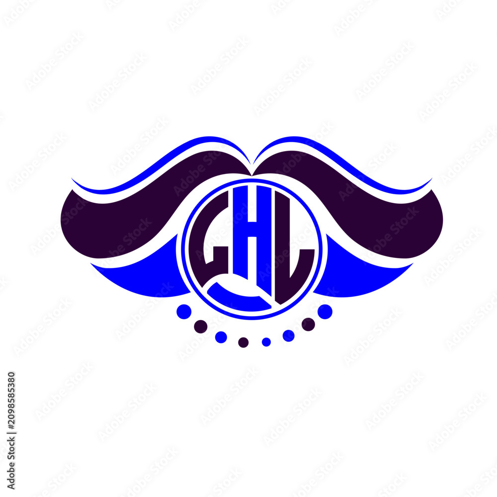 Naklejka premium LHL letter logo creative design. LHL unique design