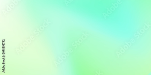Contemporary abstract background with shiny metallic blue, teal, and lime green dynamic waves.