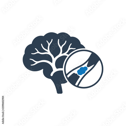Embolism Blockage Stroke Detail Icon