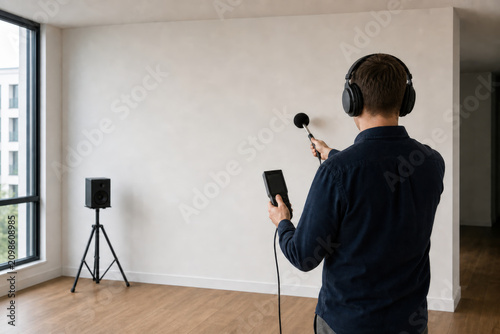 Interior Wall Acoustic Performance Testing for Apartment Quality Assurance Sound Insulation Property Development and Building Consultancy Advertising