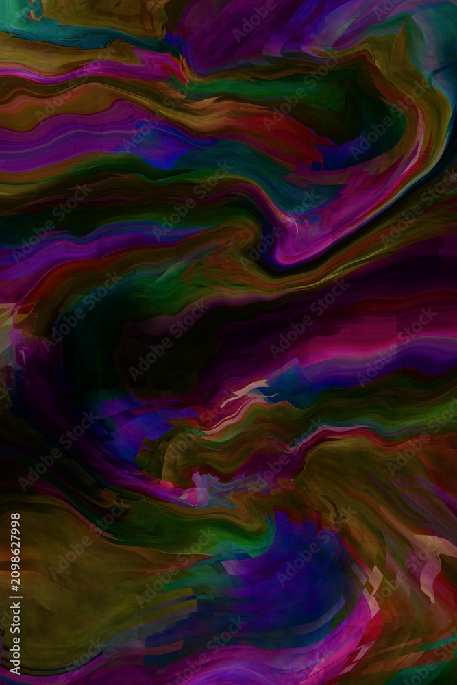 Obraz premium Abstract Swirls of Color and Light