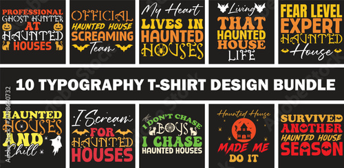 Fotografi halloween hunted houese ( 10 typography - mug,hoodie,t shirt,typography,quoutes