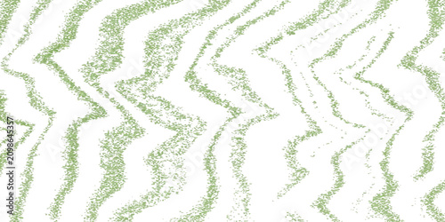 Foto Abstract green texture with wavy lines, mimicking a natural pattern like zebra stripes or wood grain, creating a minimalistic and organic background