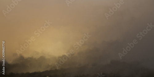 abstract misty morning mist