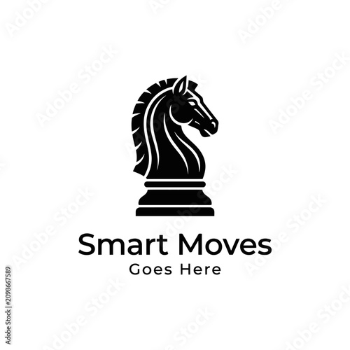Foto Professional strategy emblem for consulting, legal, and intellectual firms
