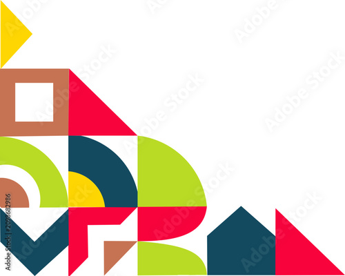 Bauhaus Geometric Corner