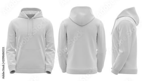 Hoodie Mockup For Men CLO3D Realistic
