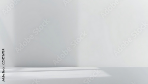 Modern light gray studio background with soft gradient. Clean seamless backdrop for product photography and professional presentations.