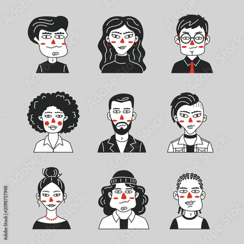 Cute people avatars